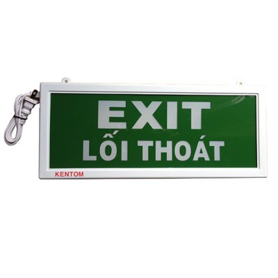 Đèn lối thoát hiểm 1 mặt Exit KenTom KT-110