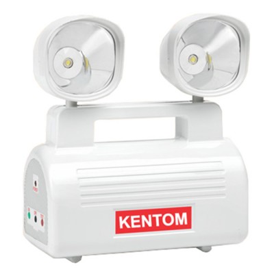 Đèn sạc khẩn cấp 2 bóng LED 3W KENTOM KT-403 PIN