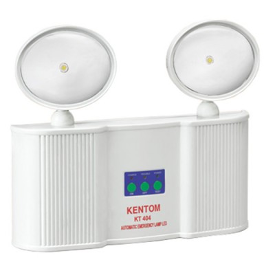 Đèn sạc khẩn cấp 2 bóng LED 3W KENTOM KT-404