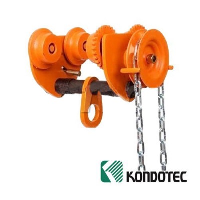 Con rùa kéo palăng 10 tấn có xích KONDOTEC KT-GT10