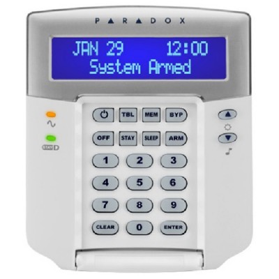 Bàn phím có dây Paradox K32LCD+ với màn hình LCD