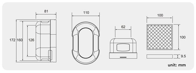 Đầu báo khói tia phản xạ Beam HORING EDB01 4