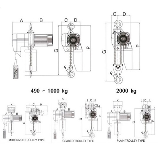 palang xich dien co dinh kukdong kd 1 2