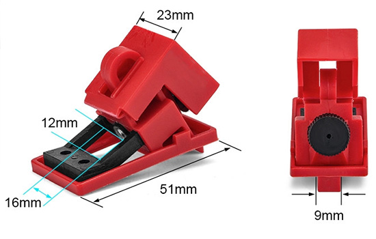 Khóa LOTO aptomat MCCB PROLOCKEY CBL11 6