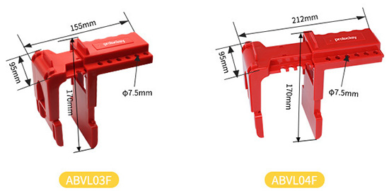 Khóa LOTO van bi đóng ngắt tay gạt PROLOCKEY ABVL03F 04F