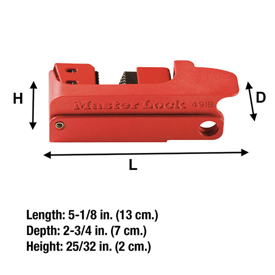 Khóa ngắt mạch kẹp chặt Master Lock 491B 3