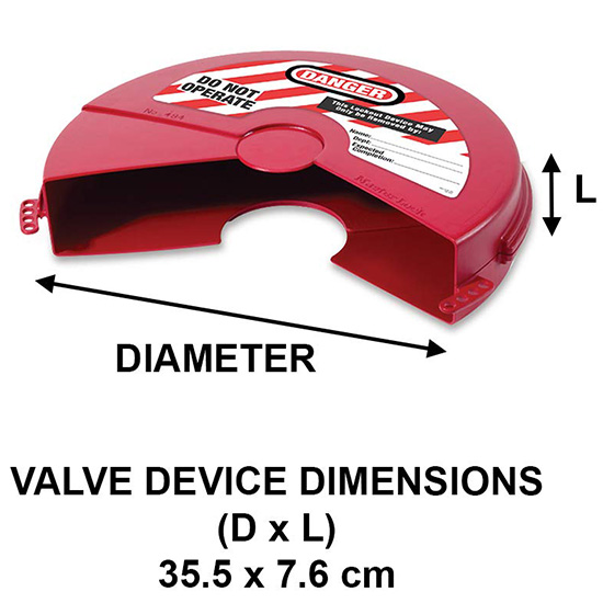 Khóa van cổng tay xoay 203 330mm Master Lock 484 1