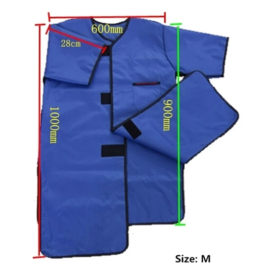 Áo khoác cao su chì tay ngắn hai mặt chống bức xạ tia X HA01 3