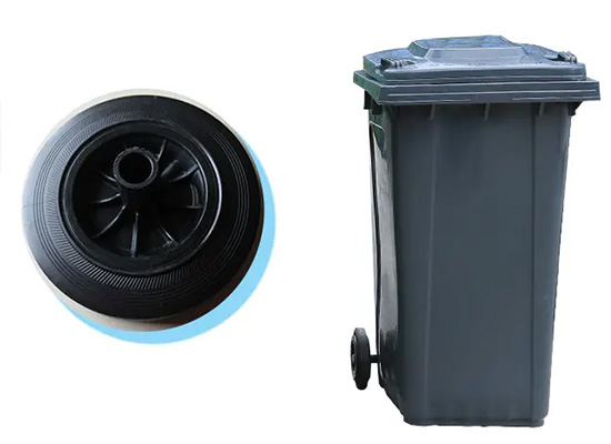 Thùng rác nhựa HDPE 360L có bánh xe 3