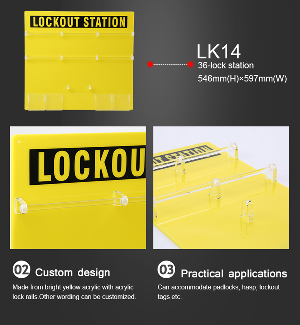Tấm treo khóa an toàn LK12 LK13 LK14 1