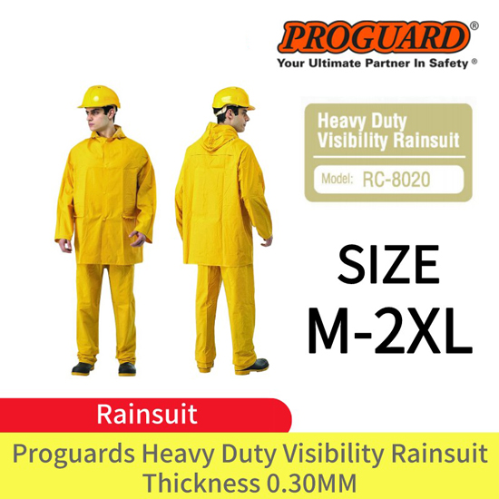 Bộ quần áo mưa 2 lớp chống hóa chất PROGUARD RC 8020 2